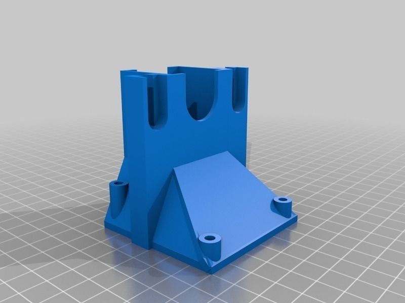 3DCR Style Prusa i3 J-Head Wades Extruder 60mm Fan Mount Free 3D print model_1