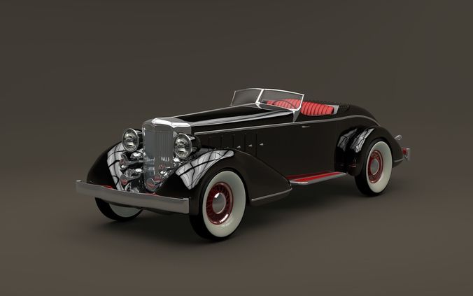 1932 Chrysler Imperial Speedster 3D model