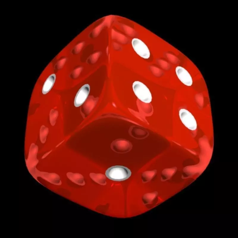 Die-print model dice 3D print model