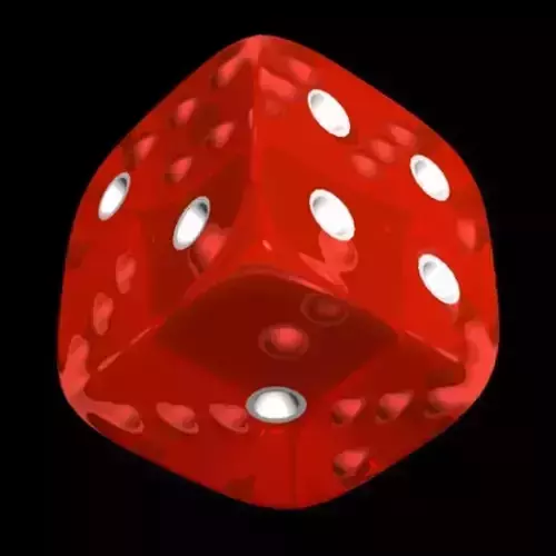 Die-print model dice