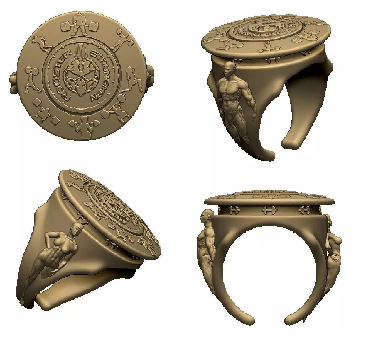 Meme of the Strongest 3D print model