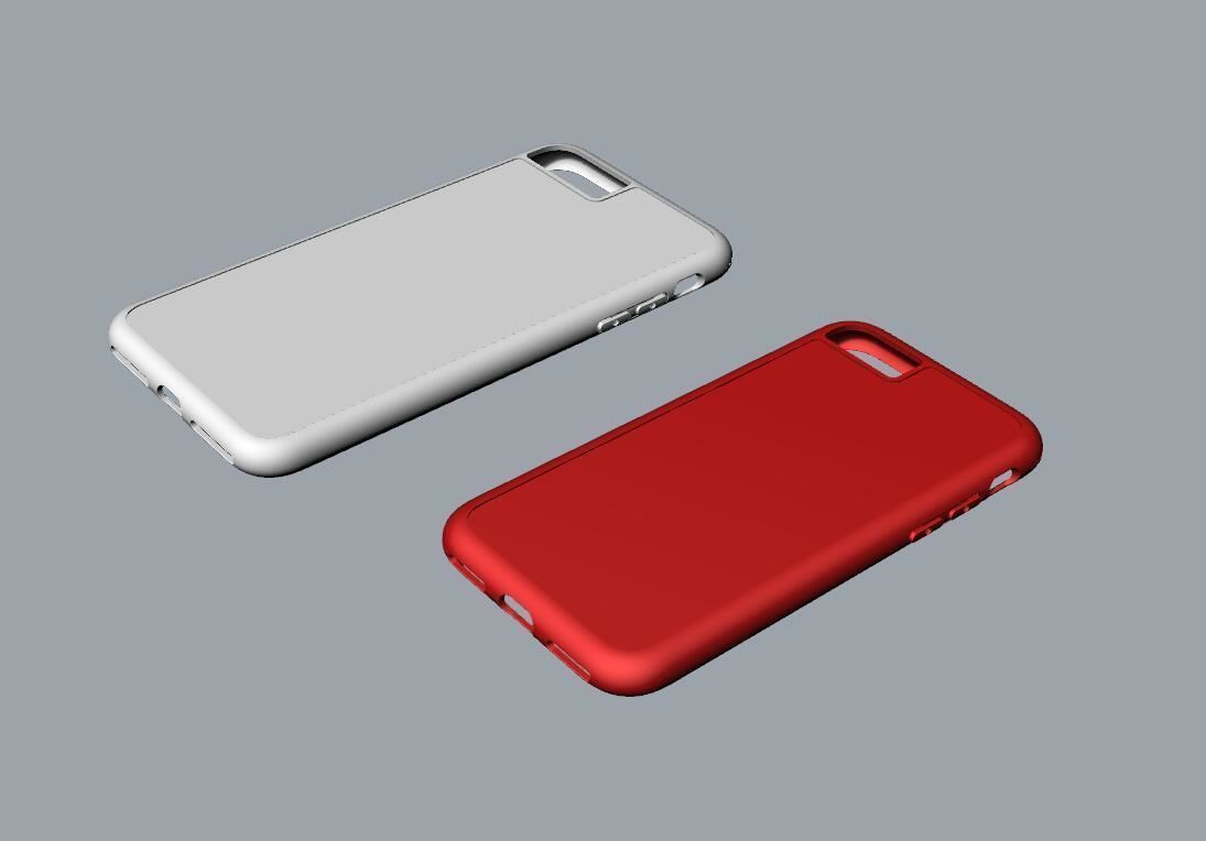 iphone 8 and 8 plus case Original customizable design 3D print model_26