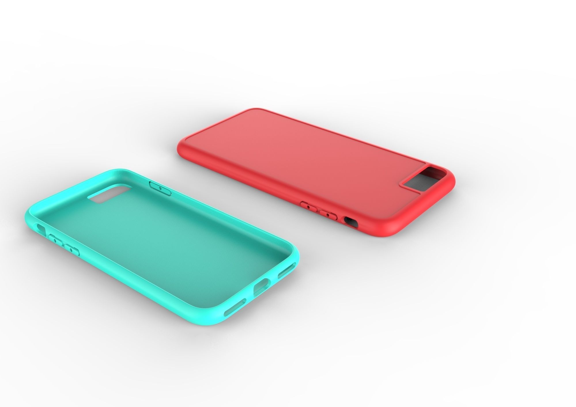 iphone 8 and 8 plus case Original customizable design 3D print model_3