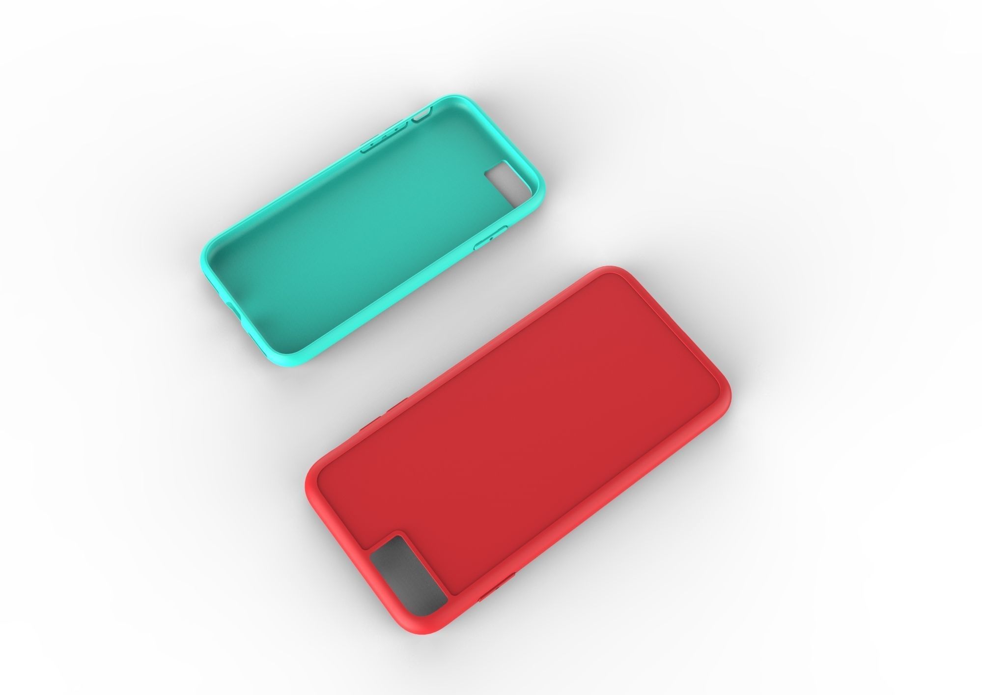 iphone 8 and 8 plus case Original customizable design 3D print model_2