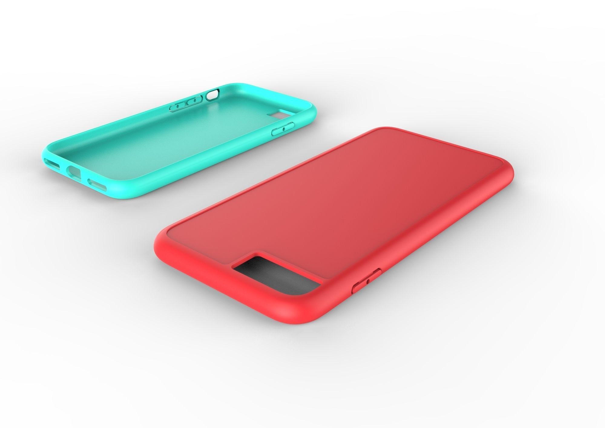 iphone 8 and 8 plus case Original customizable design 3D print model_4