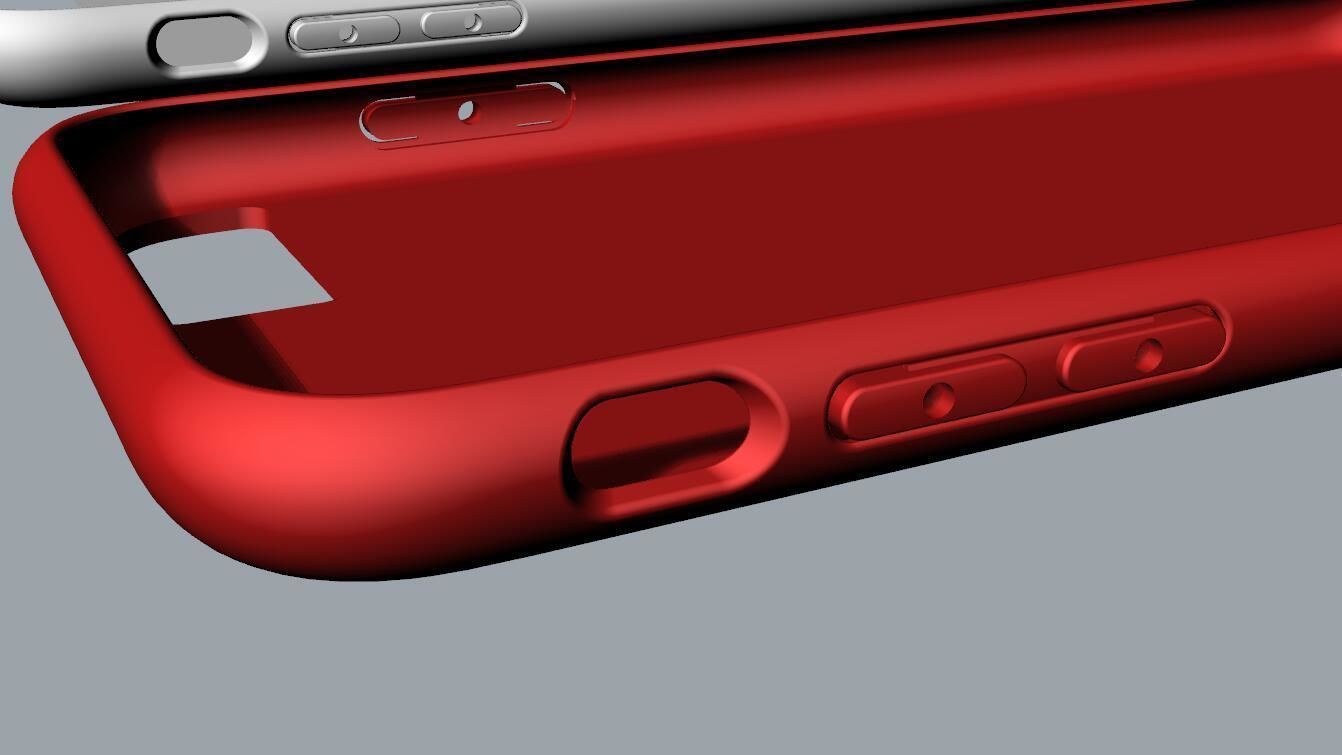 iphone 8 and 8 plus case Original customizable design 3D print model_27