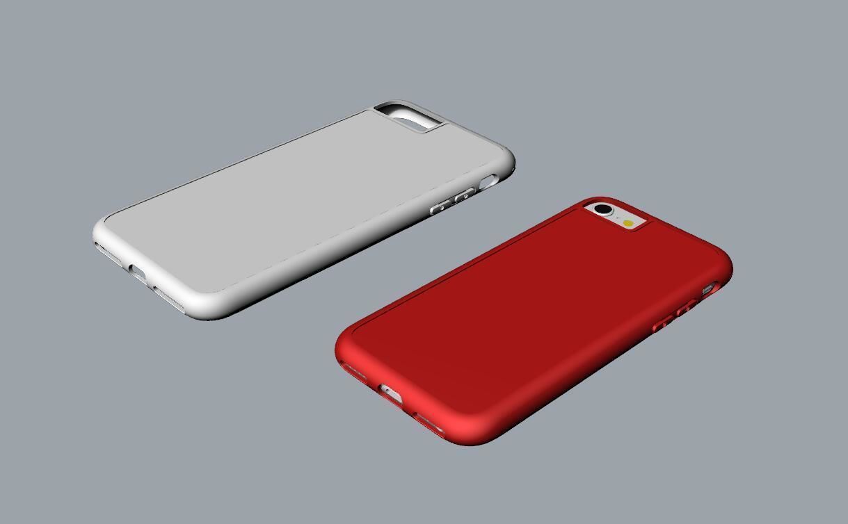 iphone 8 and 8 plus case Original customizable design 3D print model_25