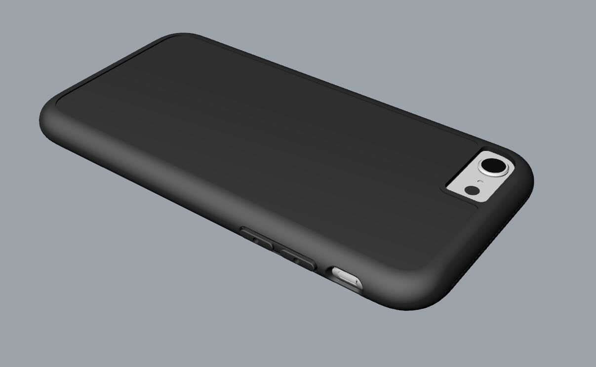 iphone 8 and 8 plus case Original customizable design 3D print model_16