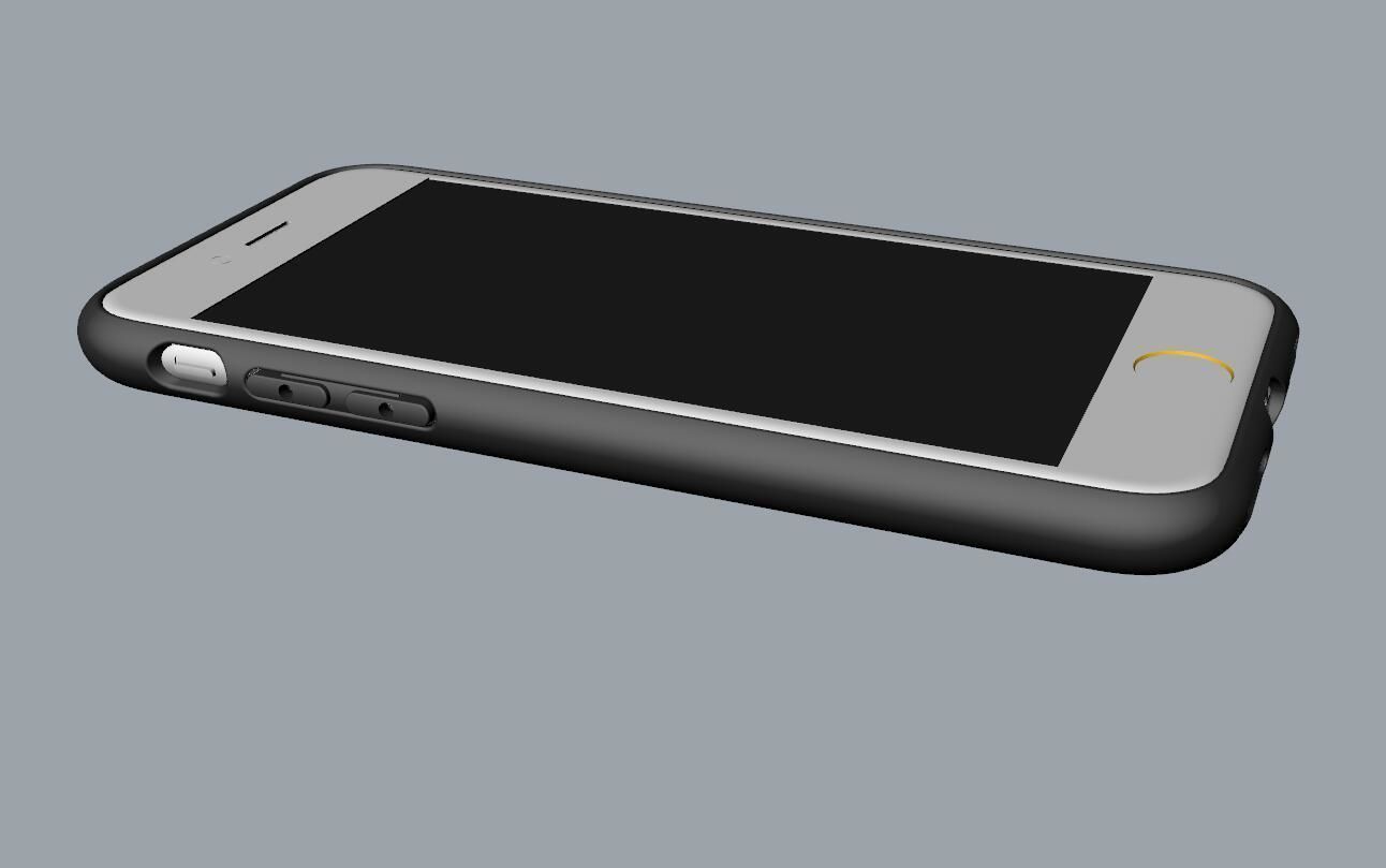 iphone 8 and 8 plus case Original customizable design 3D print model_18