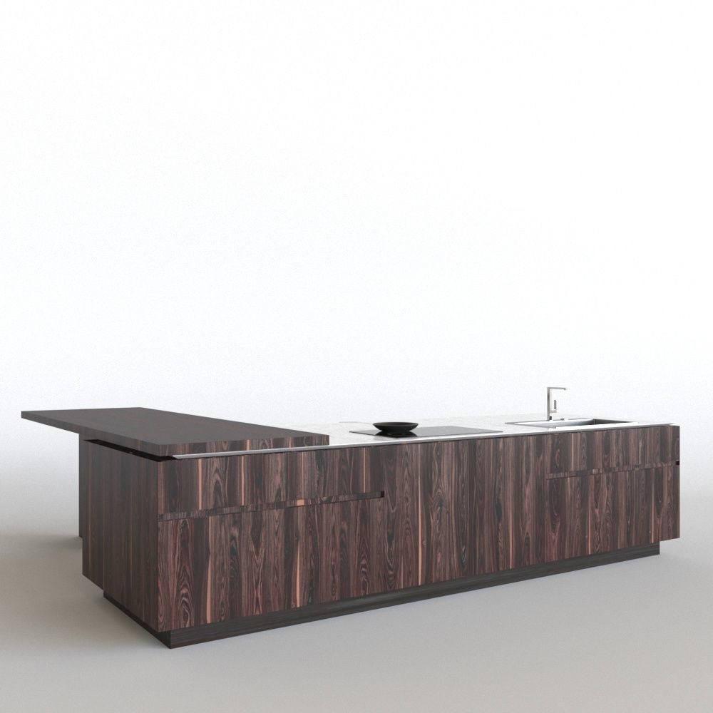 Cesar Elle kicthen island 3D model_1