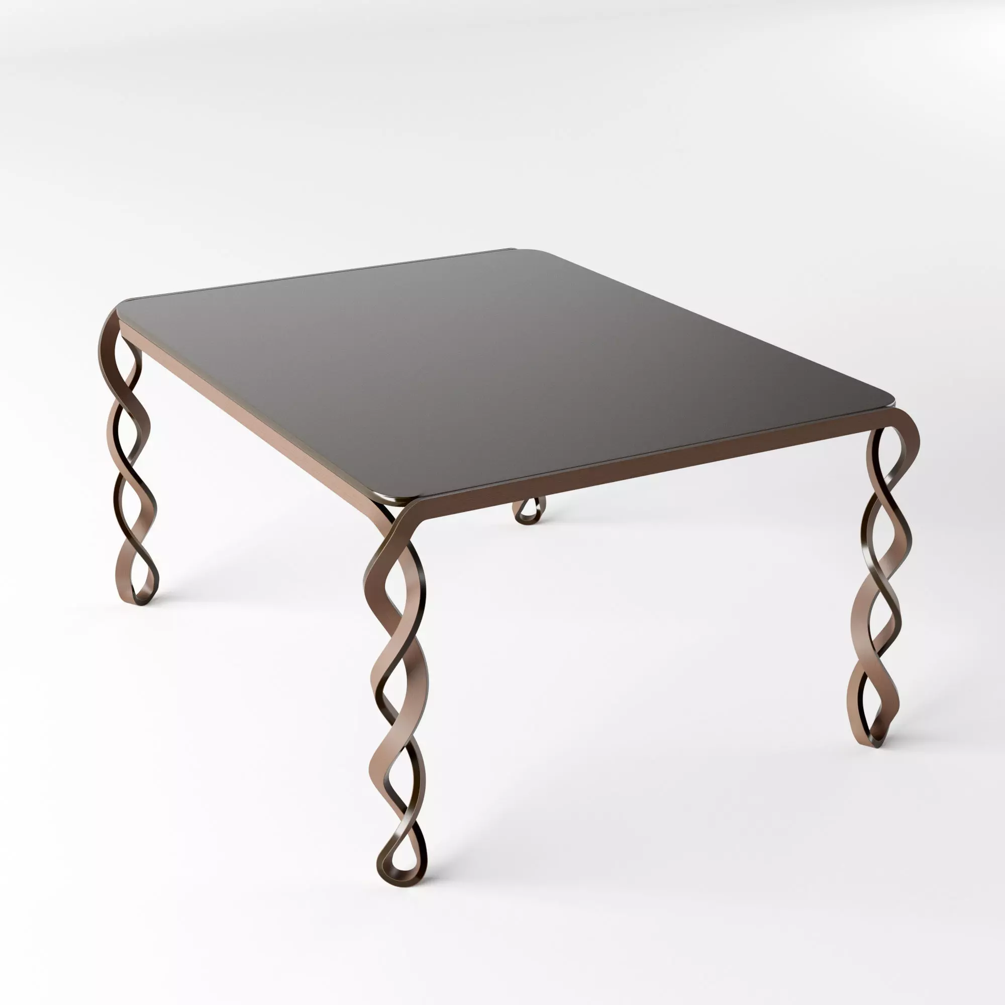 Art deko cofe table 3D model_0