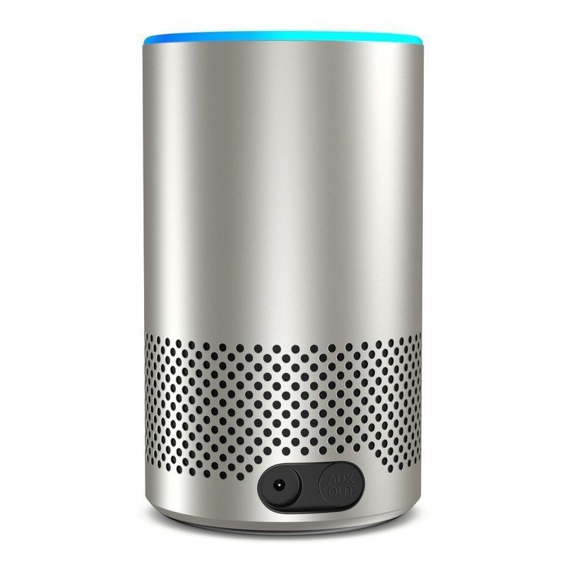 E3D - New Amazon Echo 2018 Silver Finish model model 3D model_2