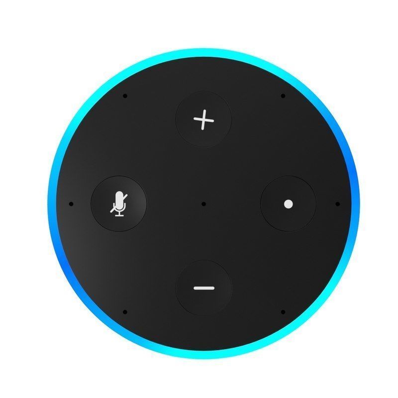 E3D - New Amazon Echo 2018 Silver Finish model model 3D model_5