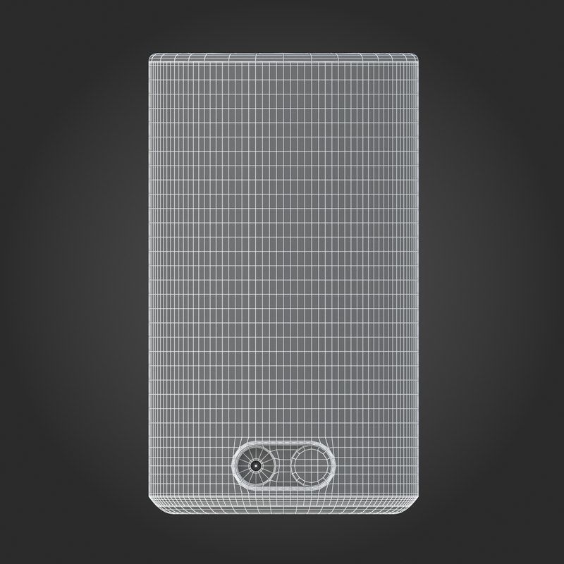 E3D - New Amazon Echo 2018 Silver Finish model model 3D model_7