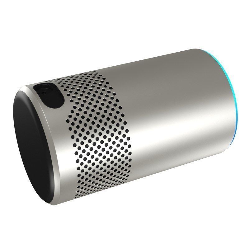 E3D - New Amazon Echo 2018 Silver Finish model model 3D model_6