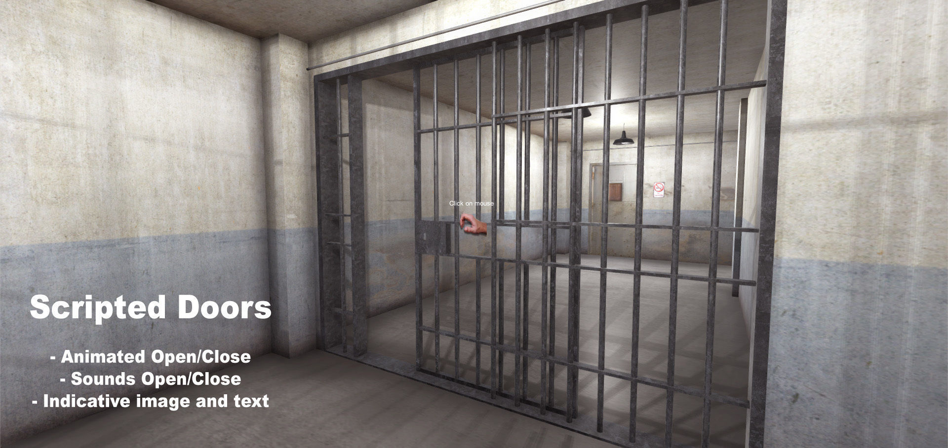 Jails Interior Low-poly 3D model_6