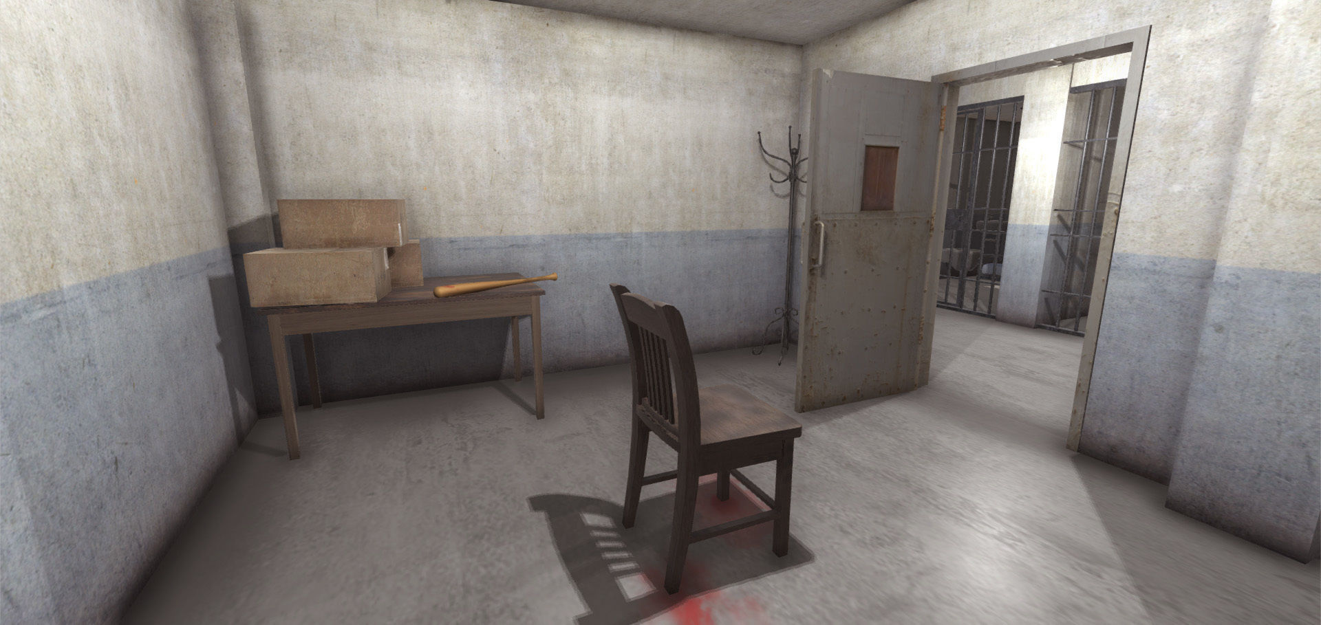 Jails Interior Low-poly 3D model_12