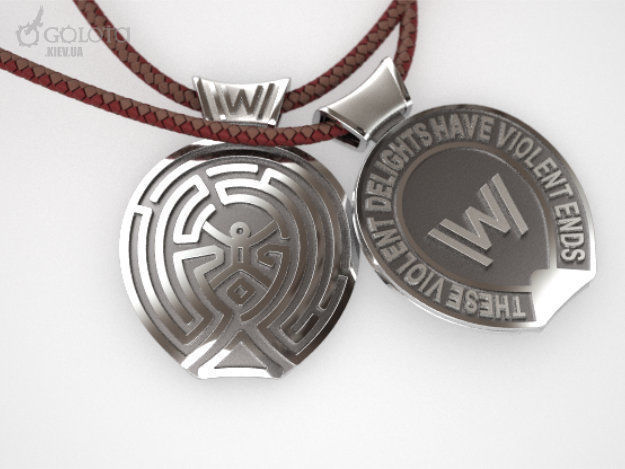  WestWorld Pendant - original -  2 variants 3D print model