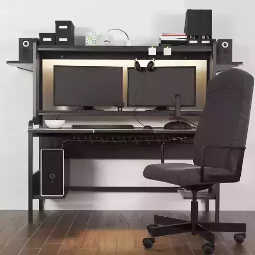 Office 3 ikea computer desk
