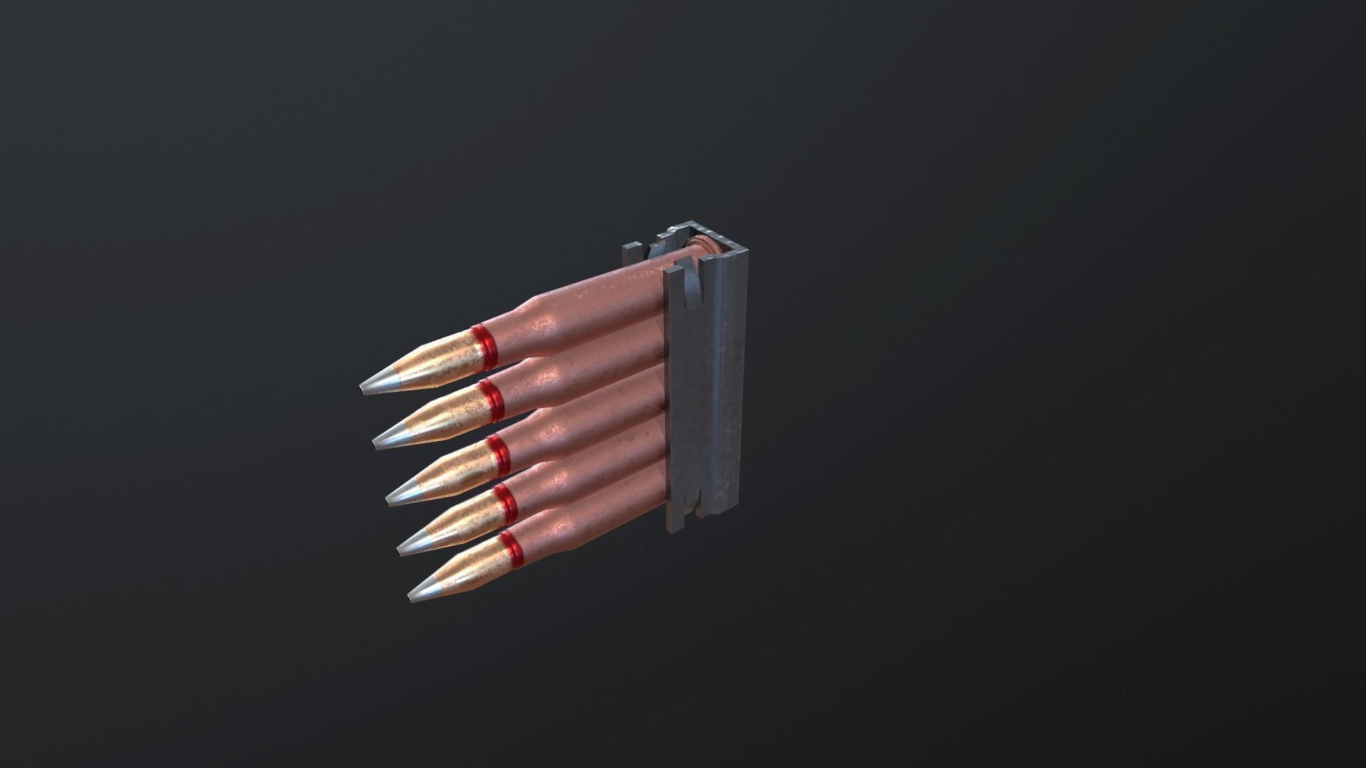 Soviet Mosin-Nagant M38 Low-poly 3D model_20