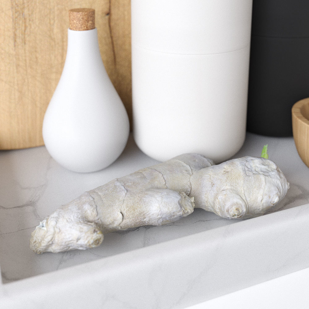 Decor Set Kitchen Menu Grinder 3D model_3