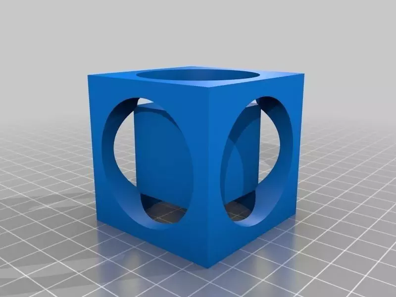 Impossible cube inside a cube - Printer test Free 3D print model_0