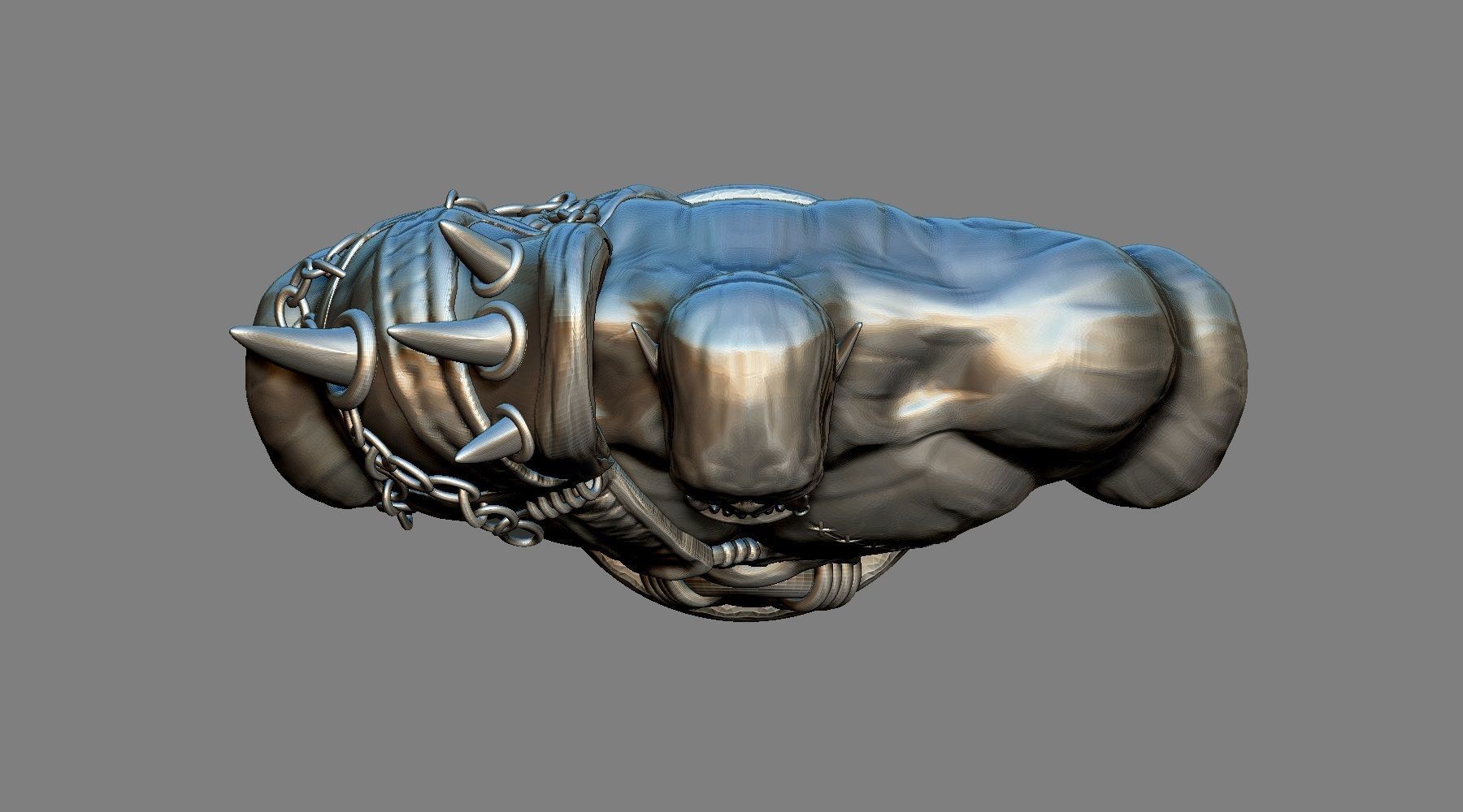 Armored Orc Warrior Printable 3D model 3D print model_12