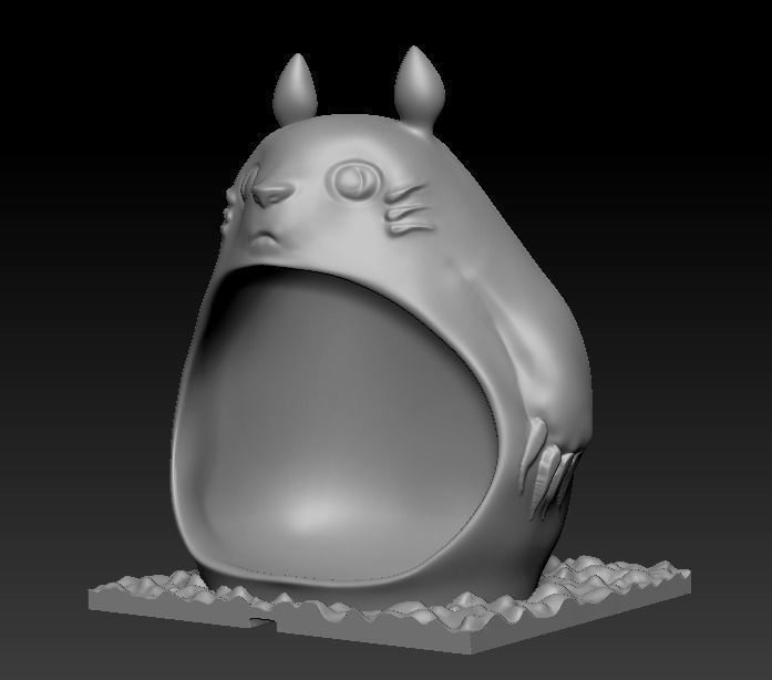 Totoro 3D print model_2