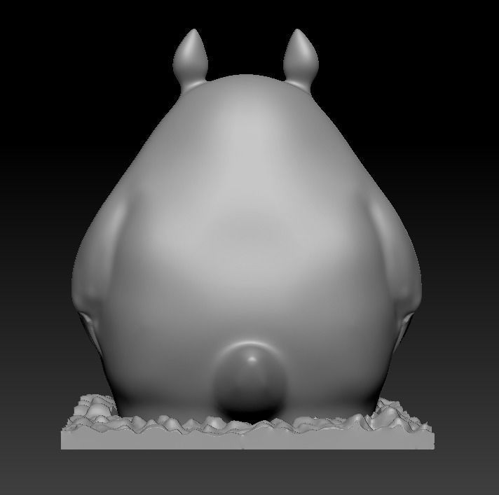 Totoro 3D print model_7