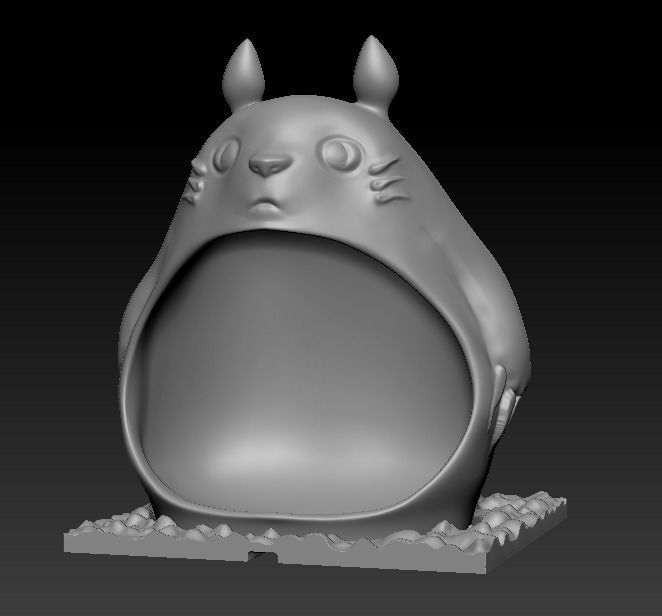 Totoro 3D print model_17