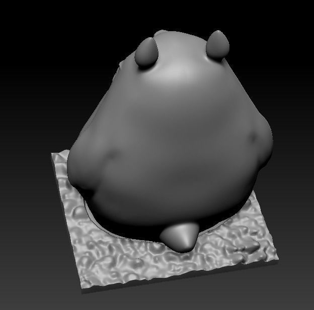 Totoro 3D print model_8