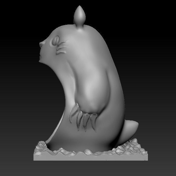 Totoro 3D print model_4