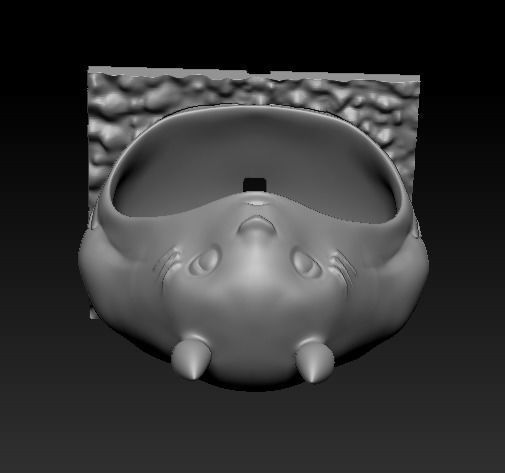 Totoro 3D print model_11