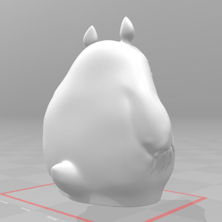 Totoro 3D print model_22