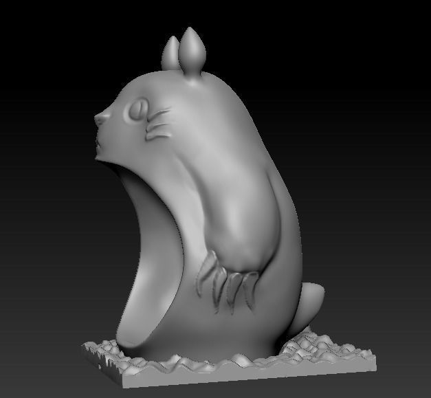 Totoro 3D print model_19