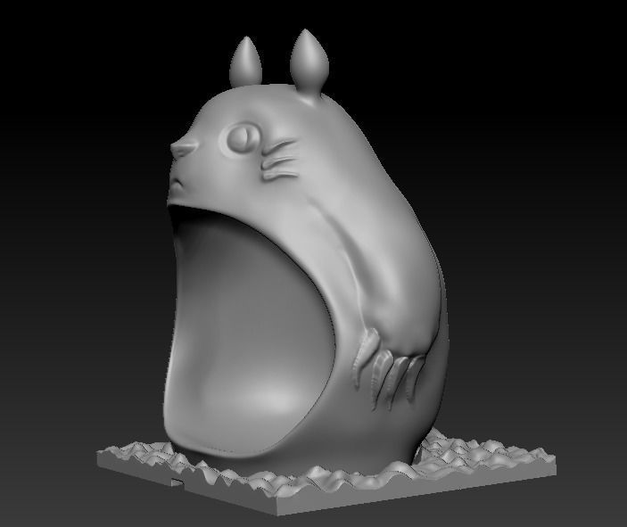 Totoro 3D print model_18