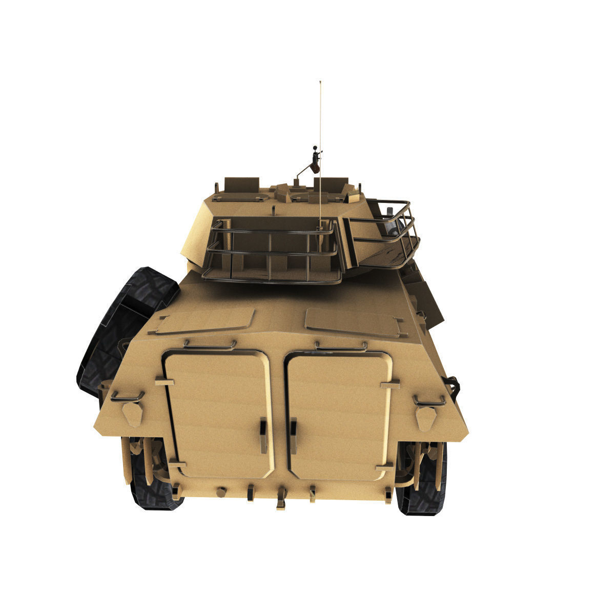 LAV-25 army armored vehicle 3D model_57