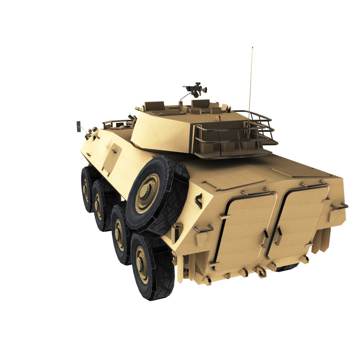 LAV-25 army armored vehicle 3D model_52