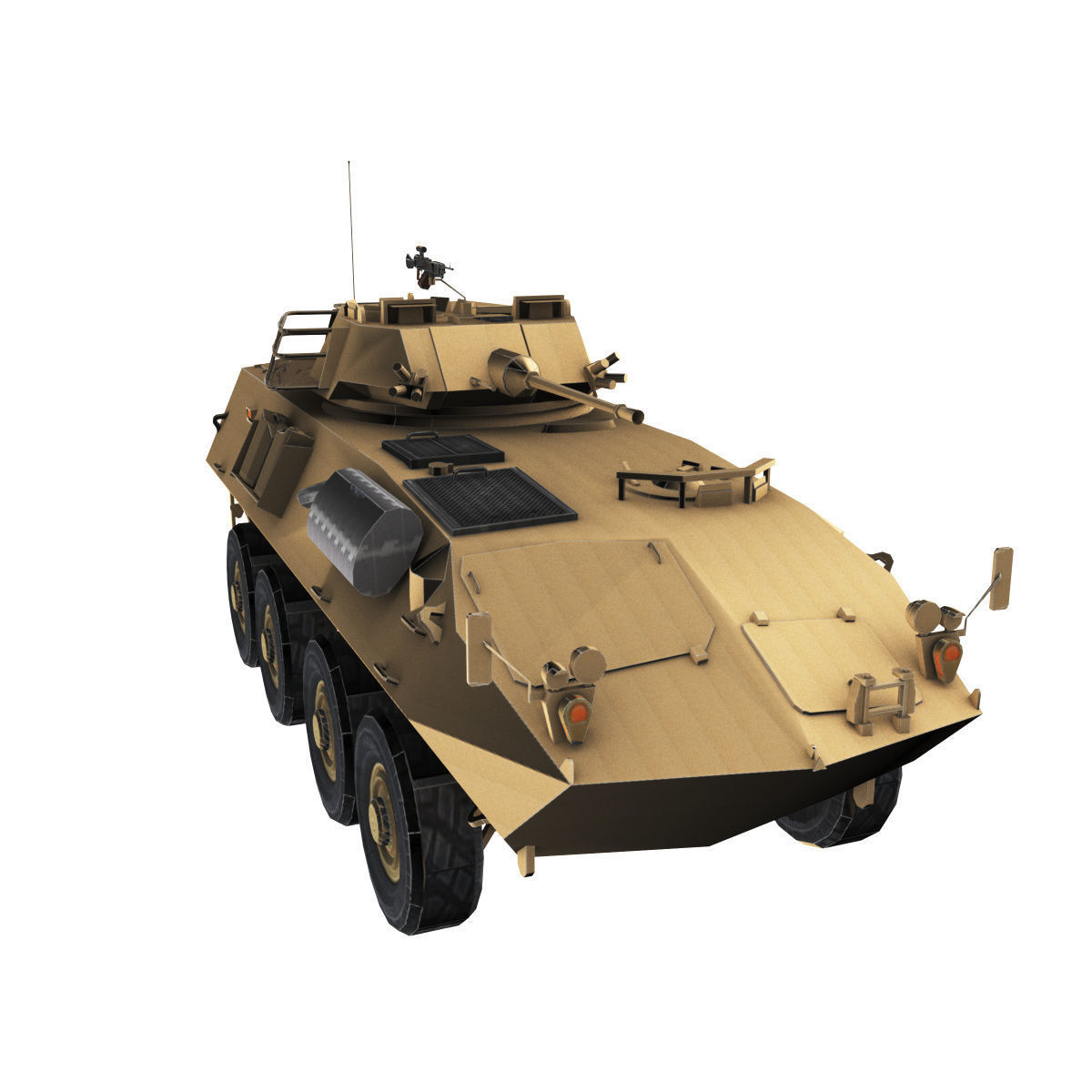 LAV-25 army armored vehicle 3D model_17