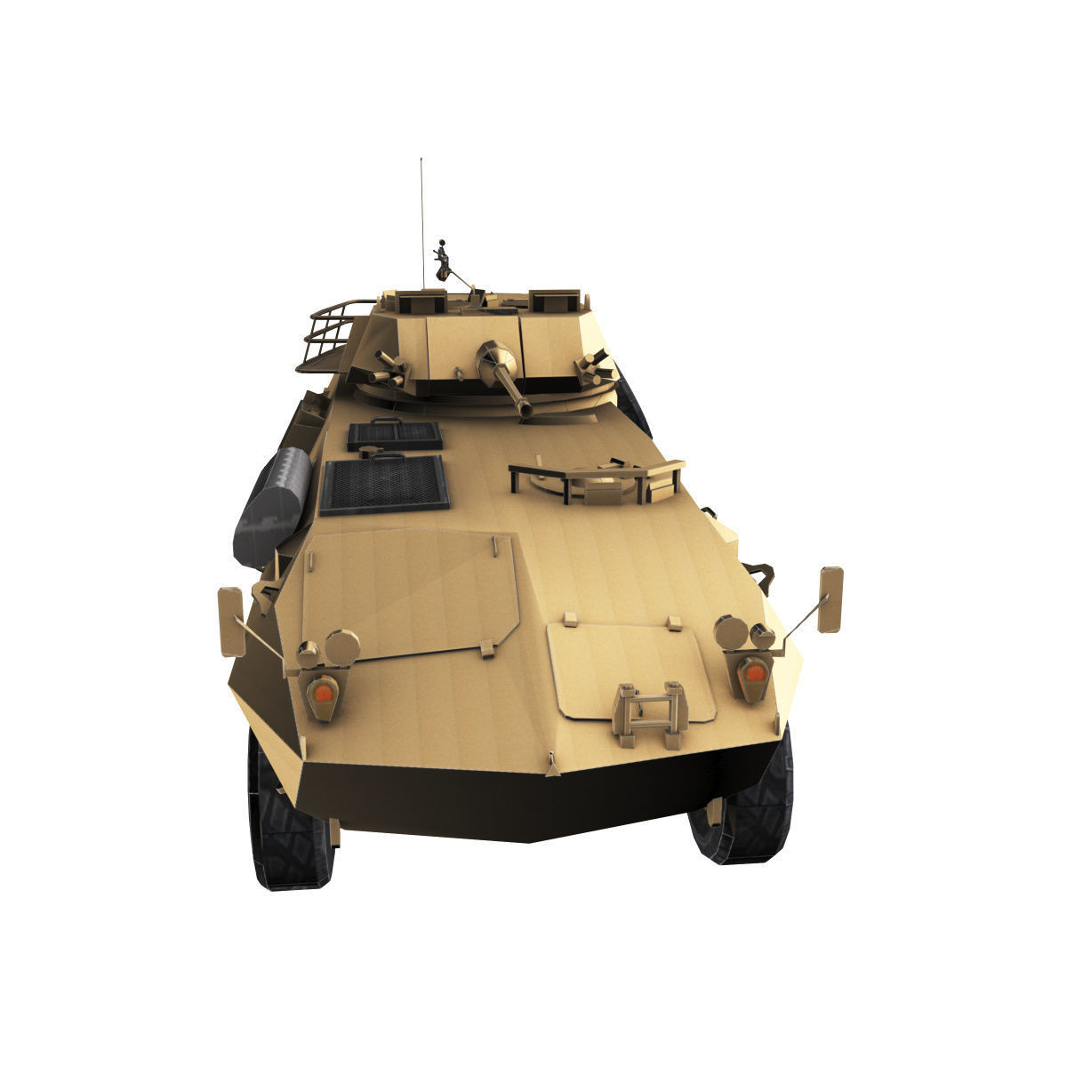 LAV-25 army armored vehicle 3D model_20