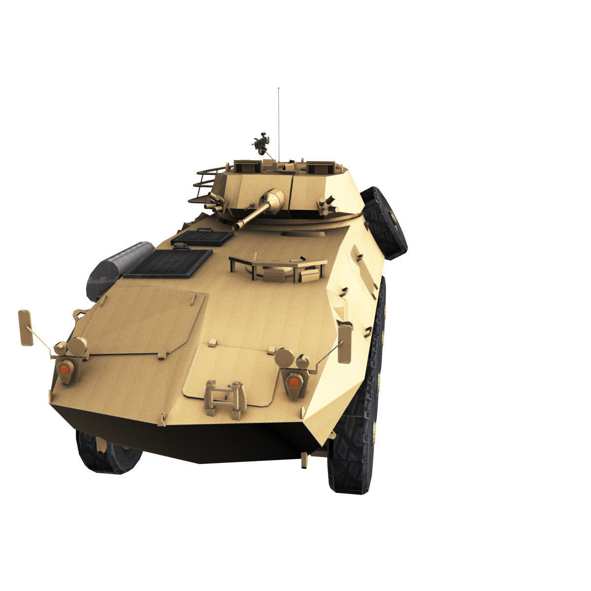 LAV-25 army armored vehicle 3D model_23