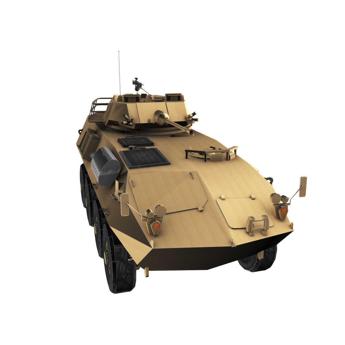 LAV-25 army armored vehicle 3D model_18