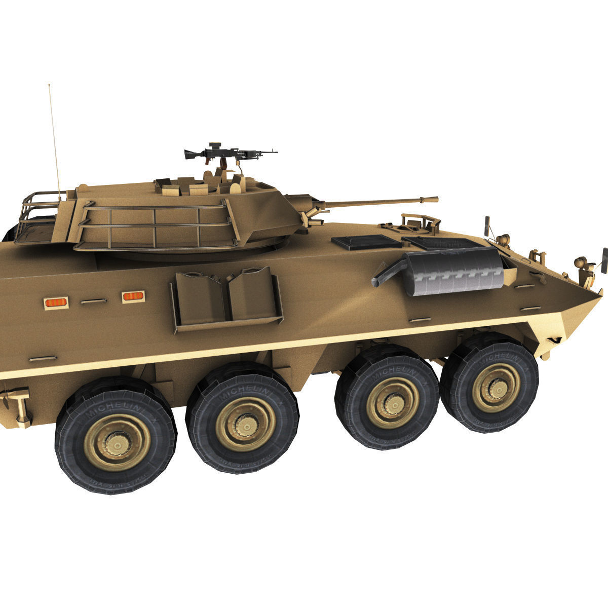 LAV-25 army armored vehicle 3D model_71