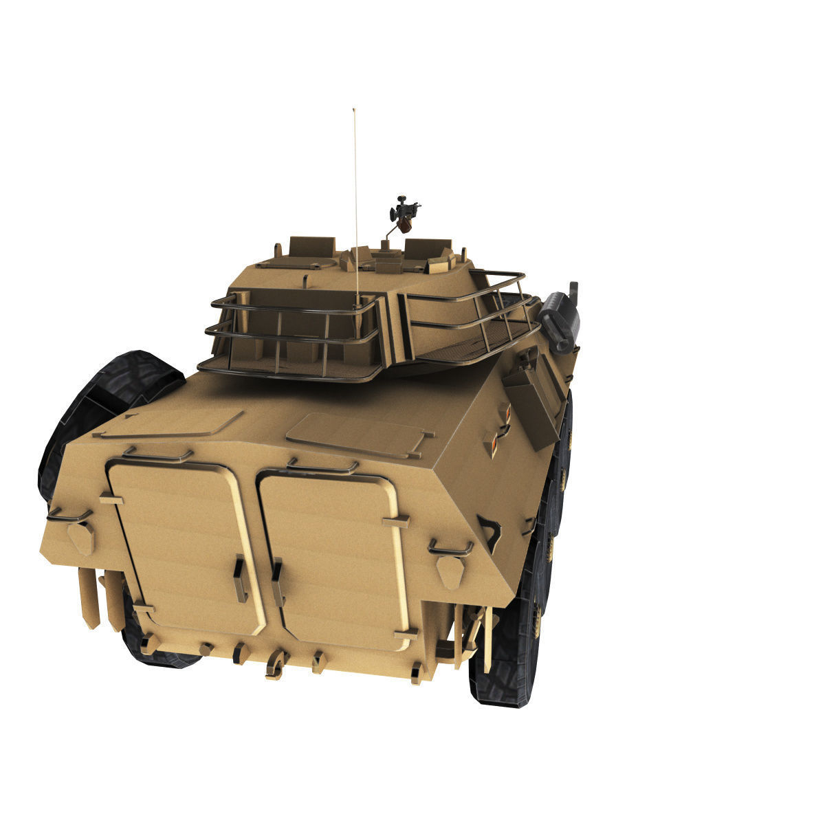 LAV-25 army armored vehicle 3D model_59