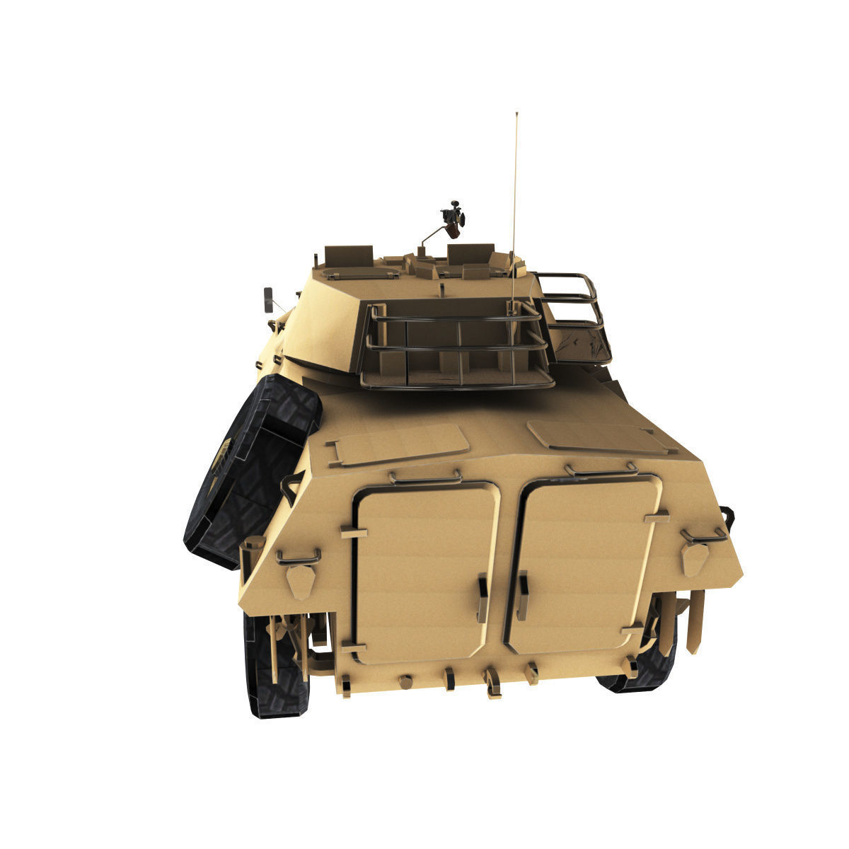 LAV-25 army armored vehicle 3D model_54