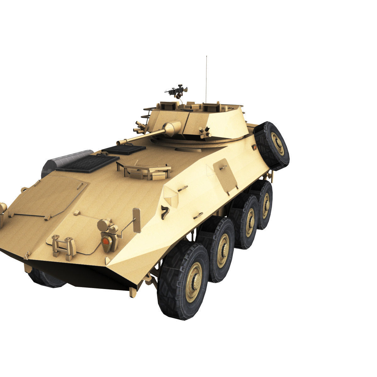 LAV-25 army armored vehicle 3D model_26