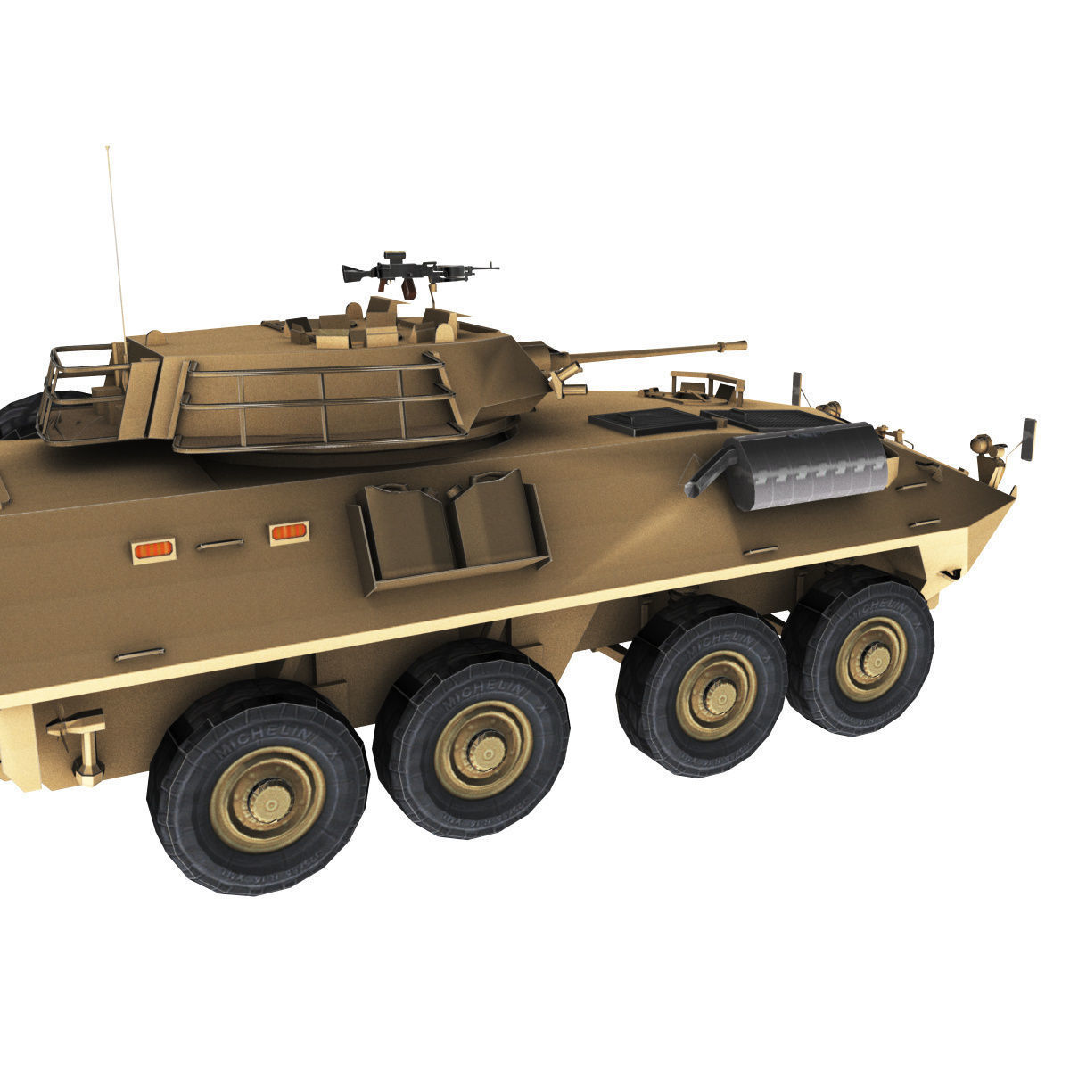 LAV-25 army armored vehicle 3D model_70
