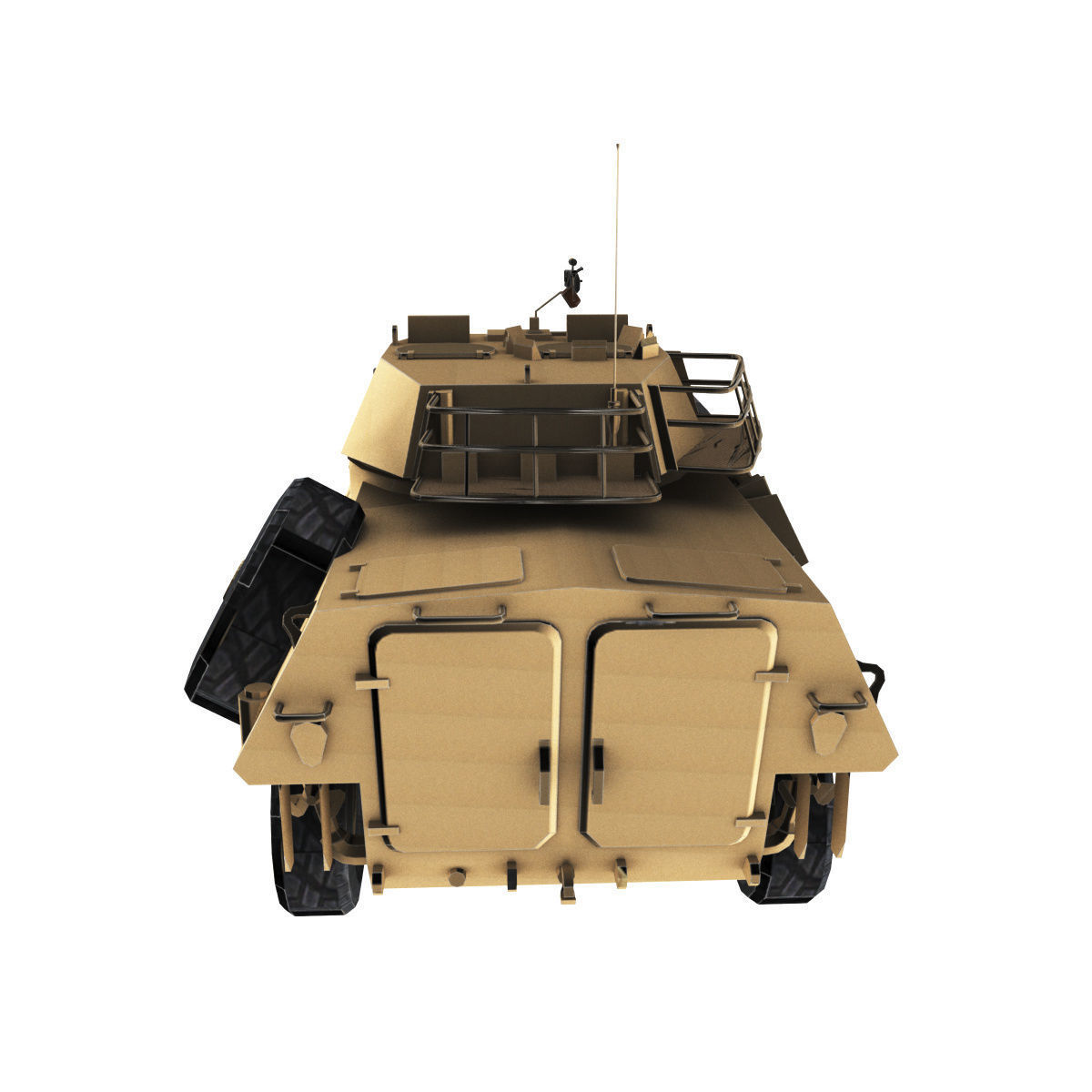 LAV-25 army armored vehicle 3D model_55
