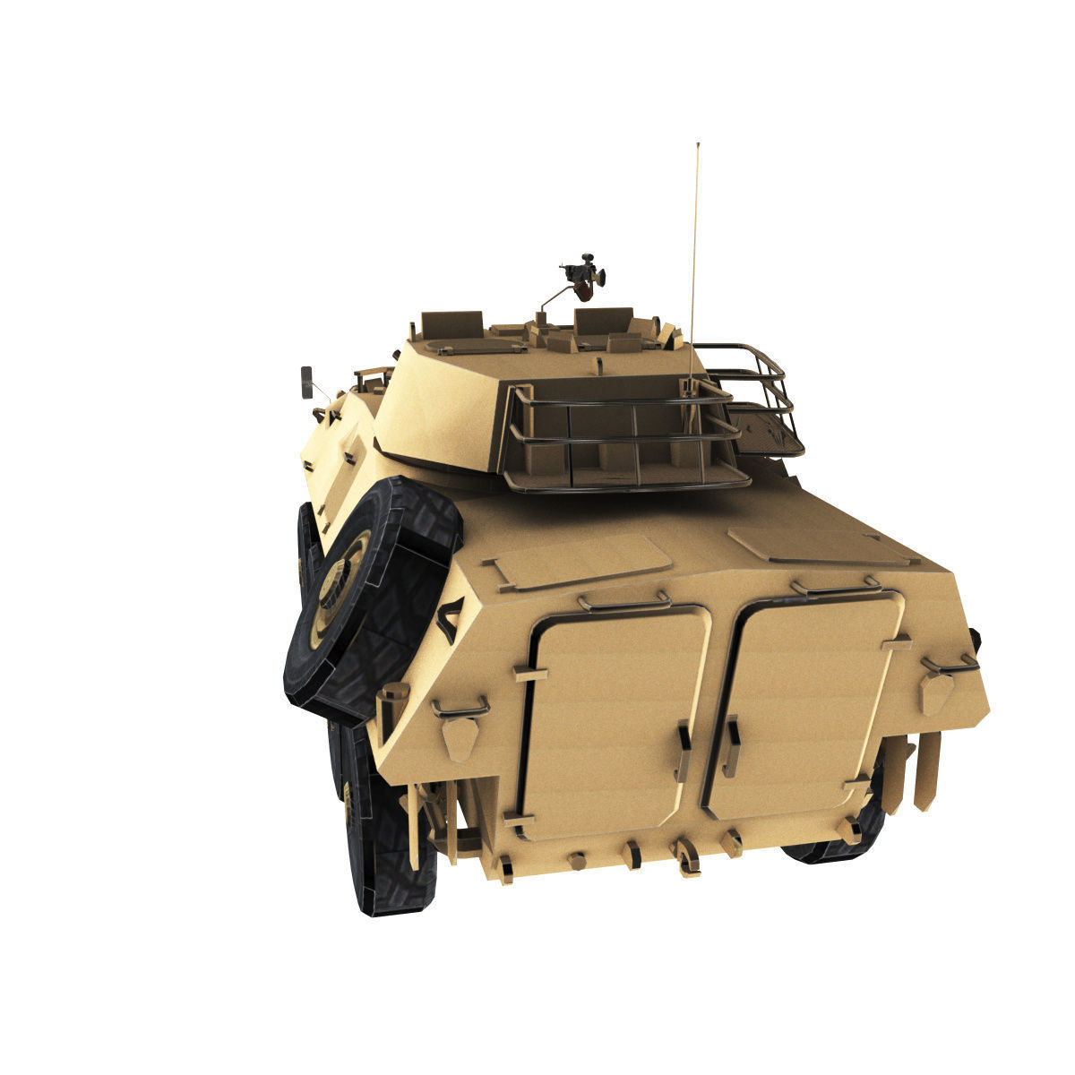 LAV-25 army armored vehicle 3D model_56