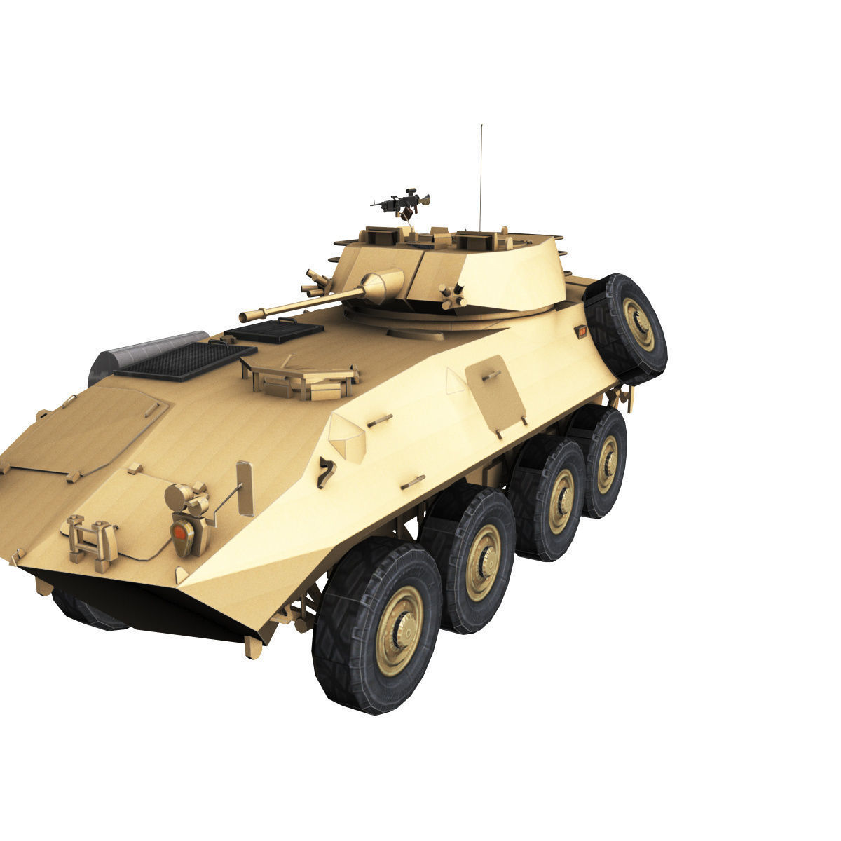 LAV-25 army armored vehicle 3D model_27